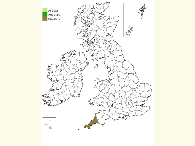  Distribution map Copyright Martin Evans 