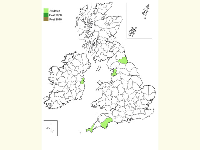  Distribution map Copyright Martin Evans 