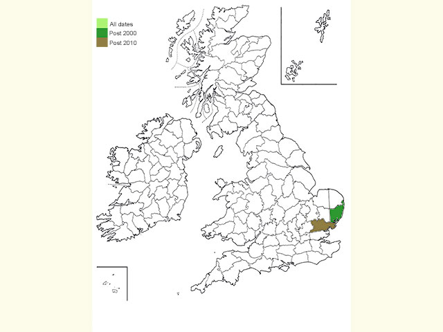  Distribution map Copyright Martin Evans 