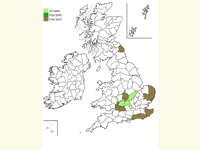  Distribution map Copyright Martin Evans 