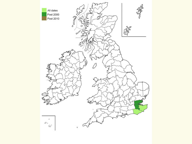  Distribution map Copyright Martin Evans 