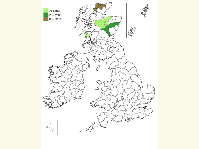  Distribution map Copyright Martin Evans 