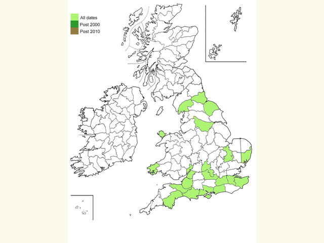  Distribution map Copyright Martin Evans 