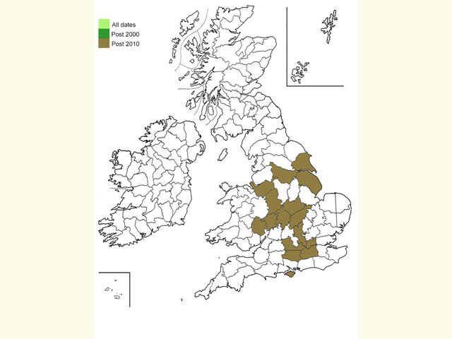  Distribution map Copyright Martin Evans 