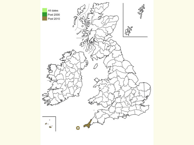  Distribution map Copyright Martin Evans 