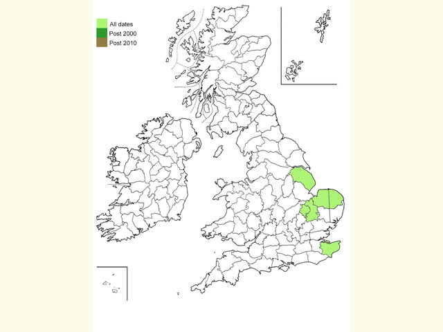  Distribution map Copyright Martin Evans 