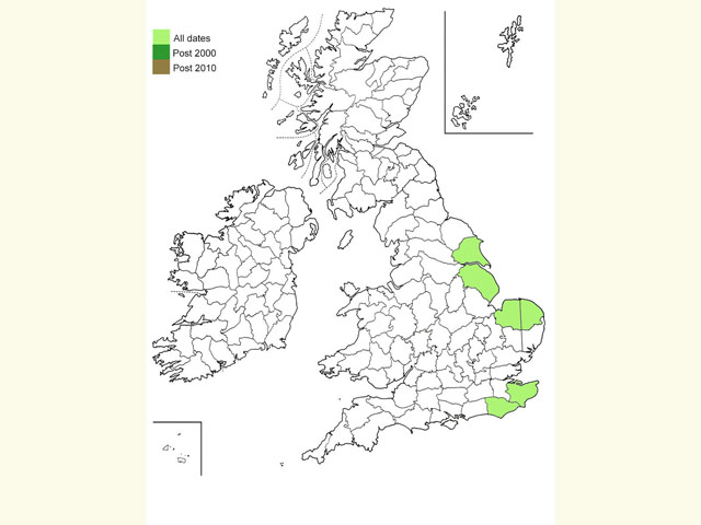  Distribution map Copyright Martin Evans 