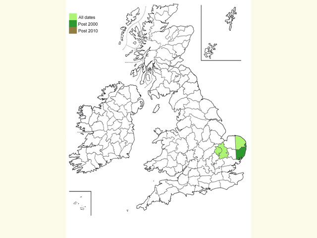  Distribution map Copyright Martin Evans 