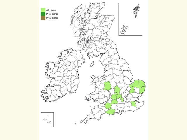  Distribution map Copyright Martin Evans 