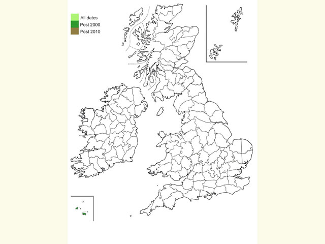  Distribution map Copyright Martin Evans 