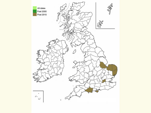  Distribution map Copyright Martin Evans 