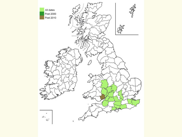  Distribution map Copyright Martin Evans 