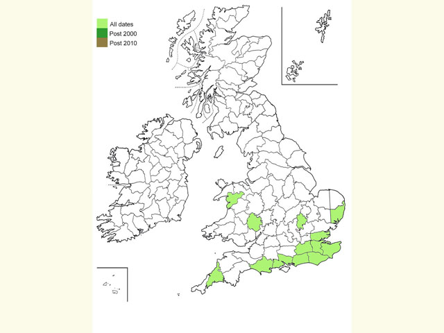  Distribution map Copyright Martin Evans 