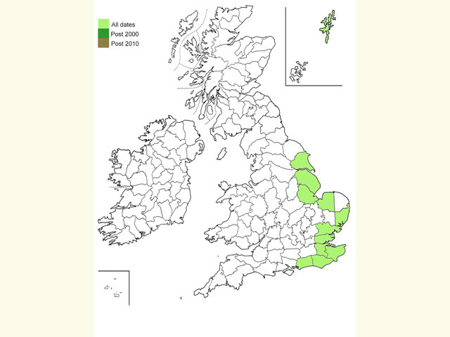  Distribution map Copyright Martin Evans 