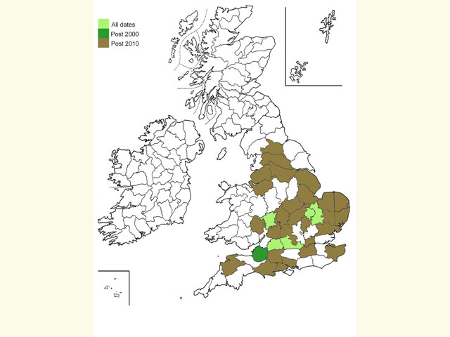  Distribution map Copyright Martin Evans 