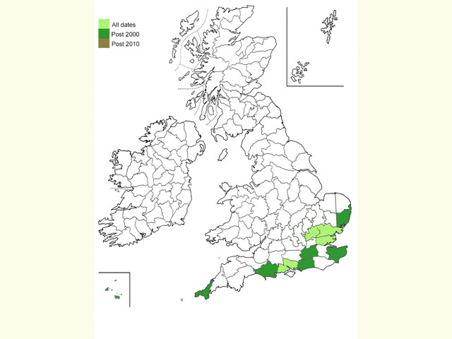  Distribution map Copyright Martin Evans 