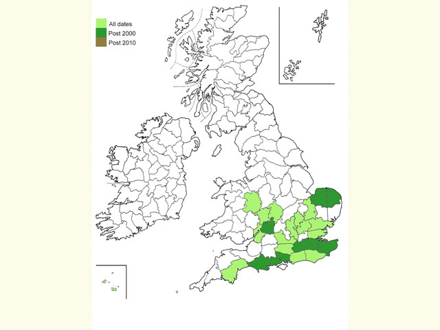  Distribution map Copyright Martin Evans 