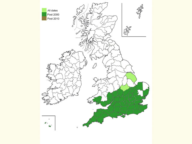  Distribution map Copyright Martin Evans 