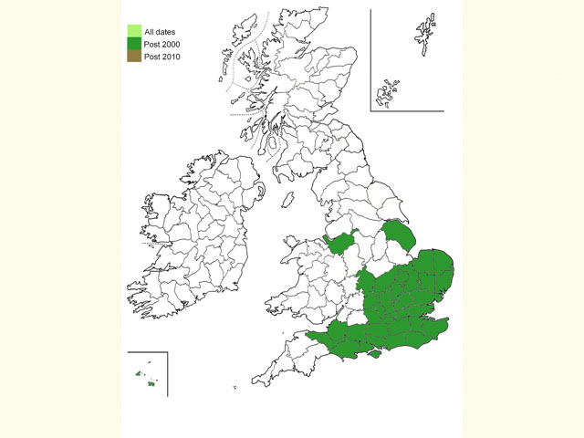  Distribution map Copyright Martin Evans 