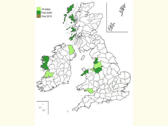  Distribution map Copyright Martin Evans 