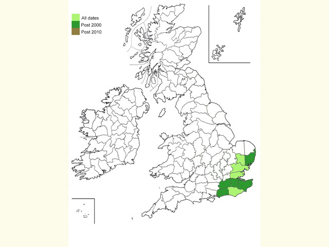  Distribution map Copyright Martin Evans 