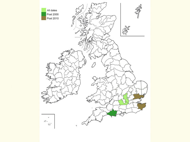  Distribution map Copyright Martin Evans 