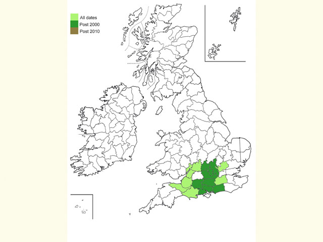  Distribution map Copyright Martin Evans 