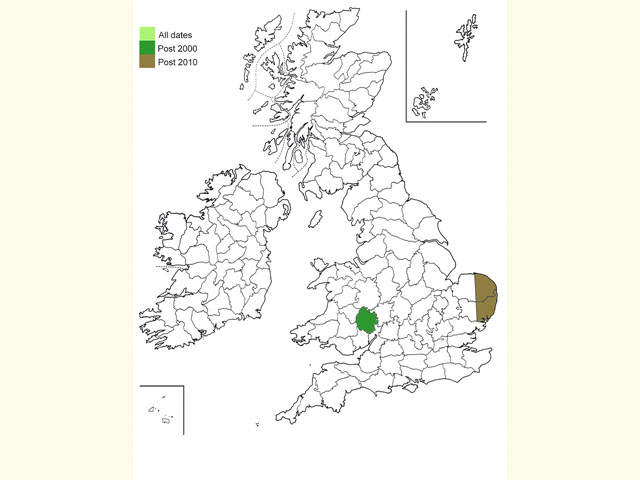  Distribution map Copyright Martin Evans 