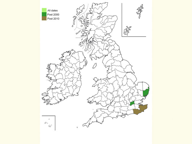  Distribution map Copyright Martin Evans 