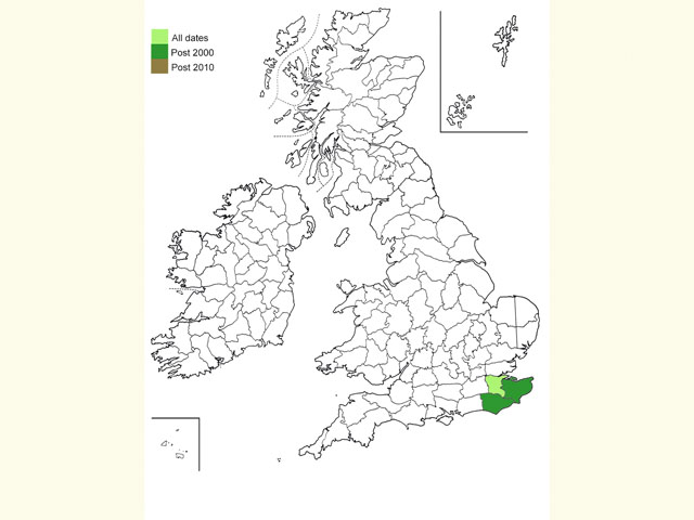  Distribution map Copyright Martin Evans 