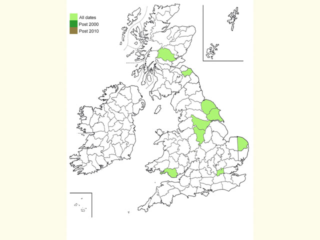  Distribution map Copyright Martin Evans 