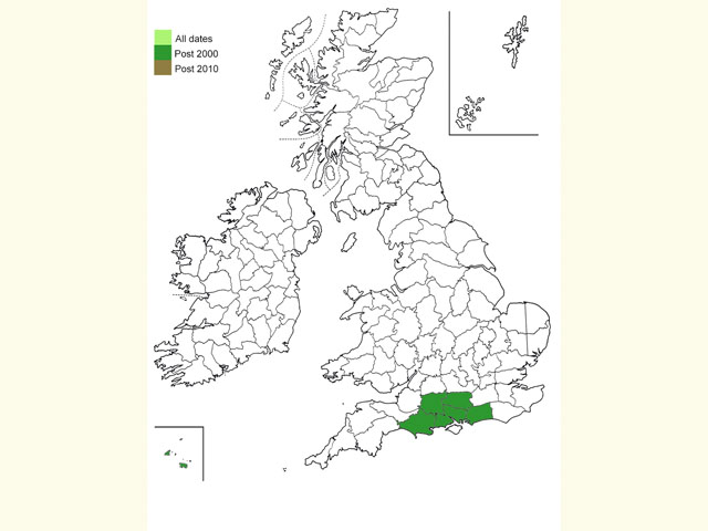  Distribution map Copyright Martin Evans 