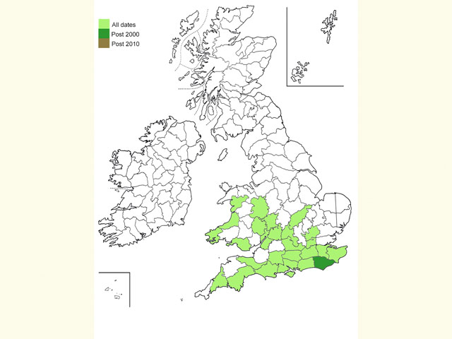  Distribution map Copyright Martin Evans 