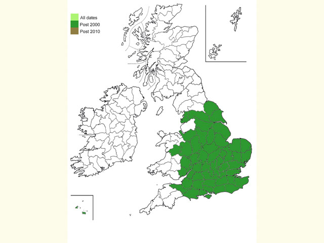  Distribution map Copyright Martin Evans 