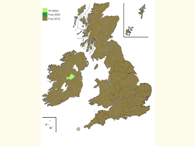  Distribution map Copyright Martin Evans 