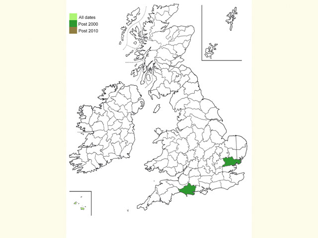  Distribution map Copyright Martin Evans 