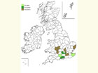  Distribution map Copyright Martin Evans 