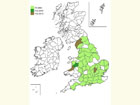  Distribution map Copyright Martin Evans 