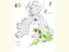  Distribution map Copyright Martin Evans 