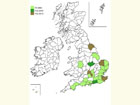  Distribution map Copyright Martin Evans 