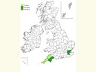  Distribution map Copyright Martin Evans 