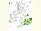  Distribution map Copyright Martin Evans 