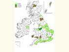  Distribution map Copyright Martin Evans 