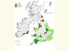  Distribution map Copyright Martin Evans 