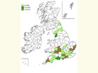  Distribution map Copyright Martin Evans 