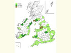  Distribution map Copyright Martin Evans 