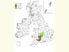  Distribution map Copyright Martin Evans 