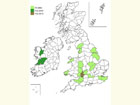  Distribution map Copyright Martin Evans 