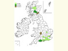  Distribution map Copyright Martin Evans 