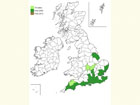  Distribution map Copyright Martin Evans 